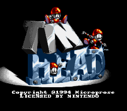 Tinhead (prototype) Title Screen